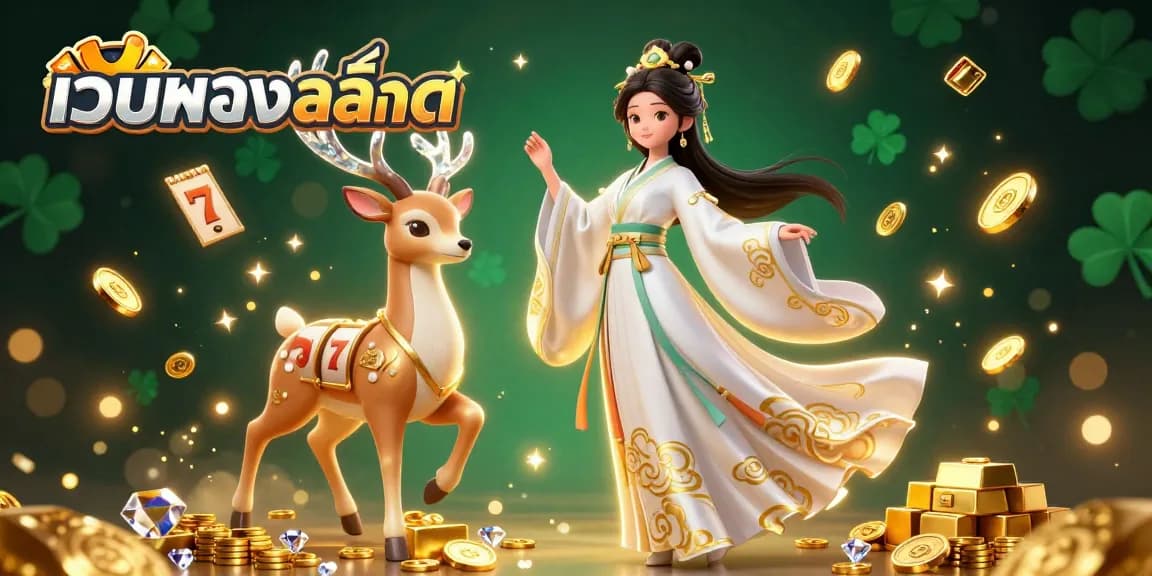 หมุนวงล้อบน เว็บตรงสล็อต กับหญิงสาวชาวเอเชียที่มีเสน่ห์และองค์ประกอบลึกลับที่เปล่งประกายด้วยสีทองและอัญมณีที่สดใส