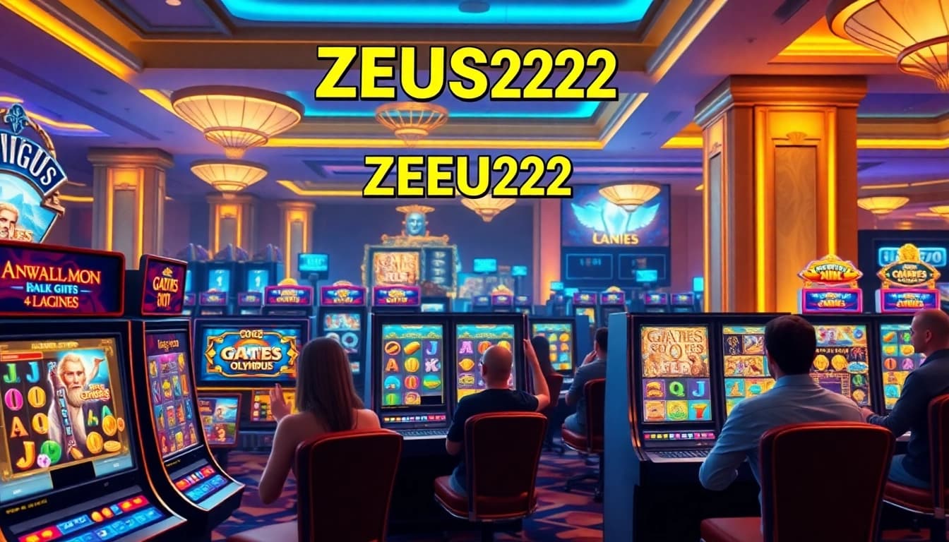 Antarmuka kasino online ZEUS222 yang menampilkan permainan slot mendebarkan dengan fitur jackpot yang menarik.