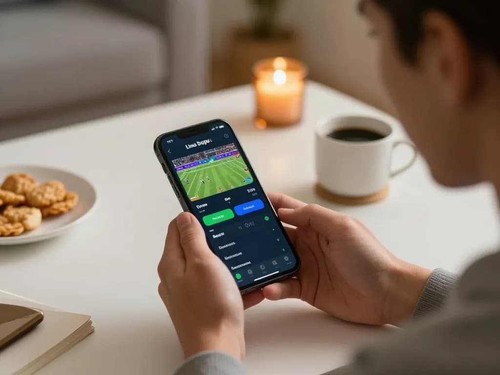 Engaging in mobile sports betting on nk88mvp with live updates and betting options.