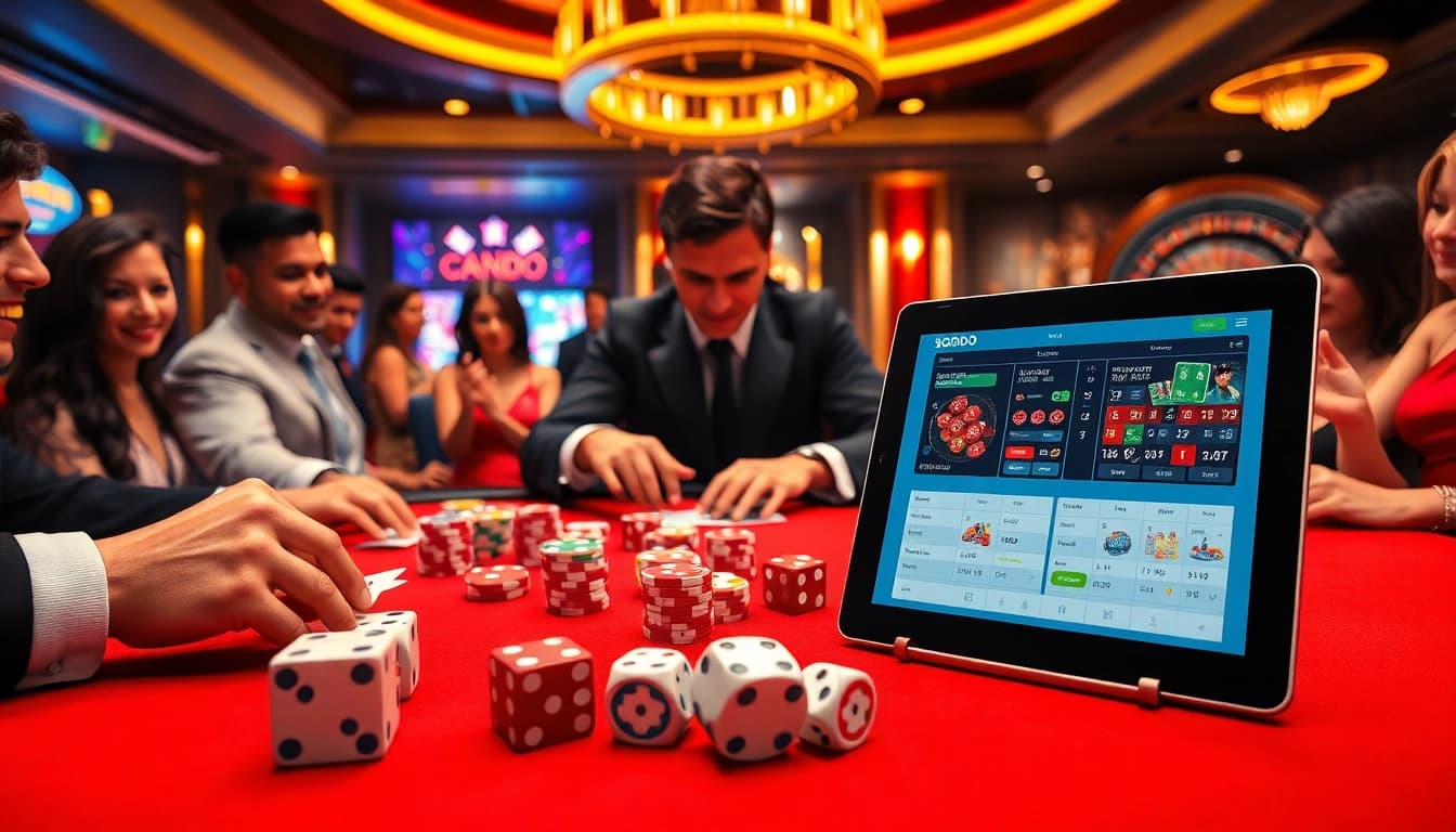 Experience the thrill of live games at SODO Casino, showcasing poker, roulette, and digital betting.