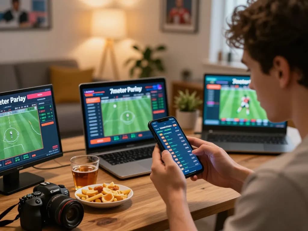 Experience the thrill of 7meter Parlay while betting from home in a cozy and engaging environment.