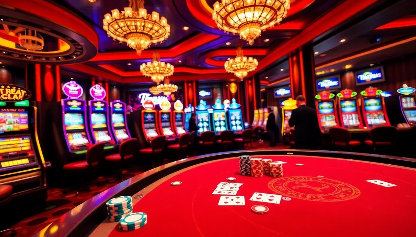 Experience the thrill of Tải Hitclub through exciting casino games and vibrant slot machines.