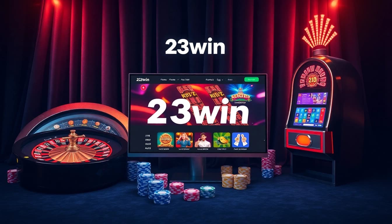 Players engaging in thrilling casino games at 23win, showcasing a vibrant online gambling atmosphere.