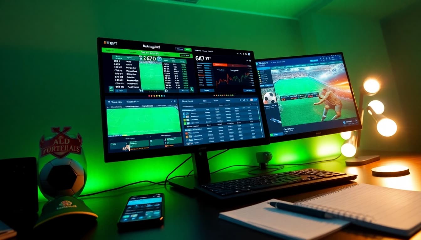 Live betting interface on keonhacai.gold showcasing dynamic football odds and match stats.