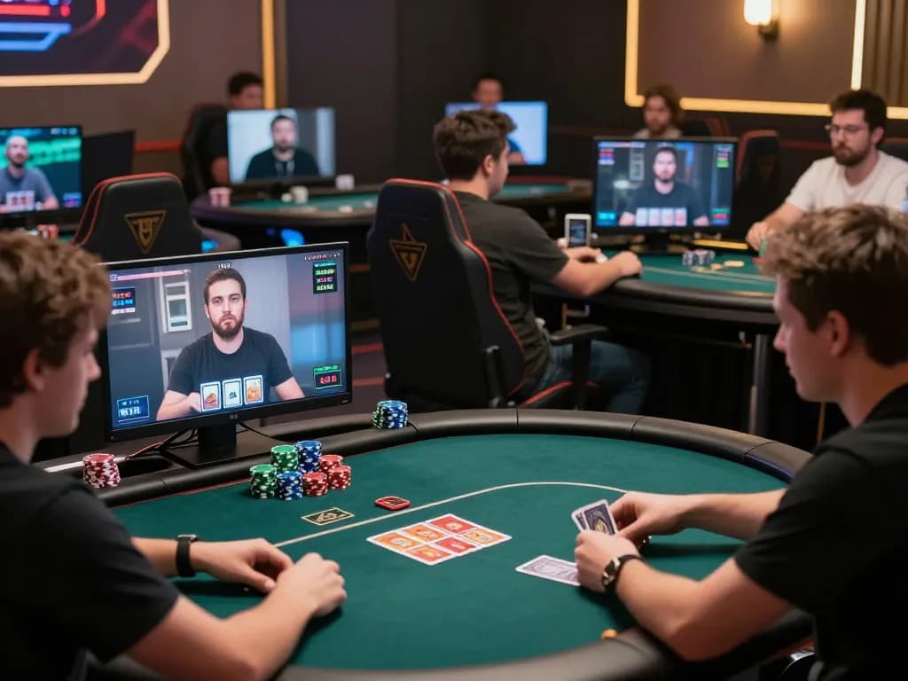 Players engaging in an online poker game of 88aa, showcasing strategy and excitement in a virtual environment.