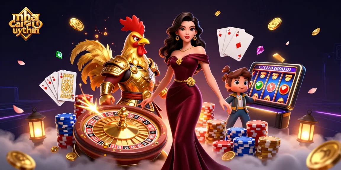 Engage in thrilling bets at nha cai uy tin featuring glamorous characters and vibrant casino elements.