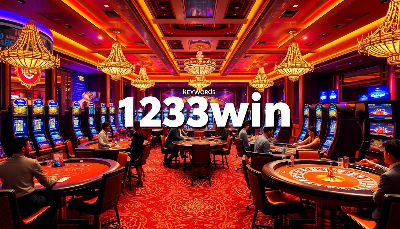 Experience thrilling gameplay at 123win with engaging poker tables and slot machines.