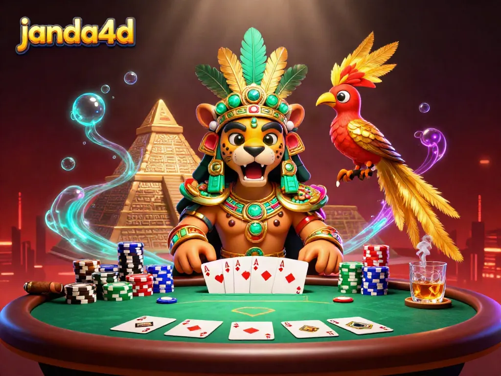 JANDA4D menawarkan pengalaman bermain premium dengan suasana kasino penuh warna.