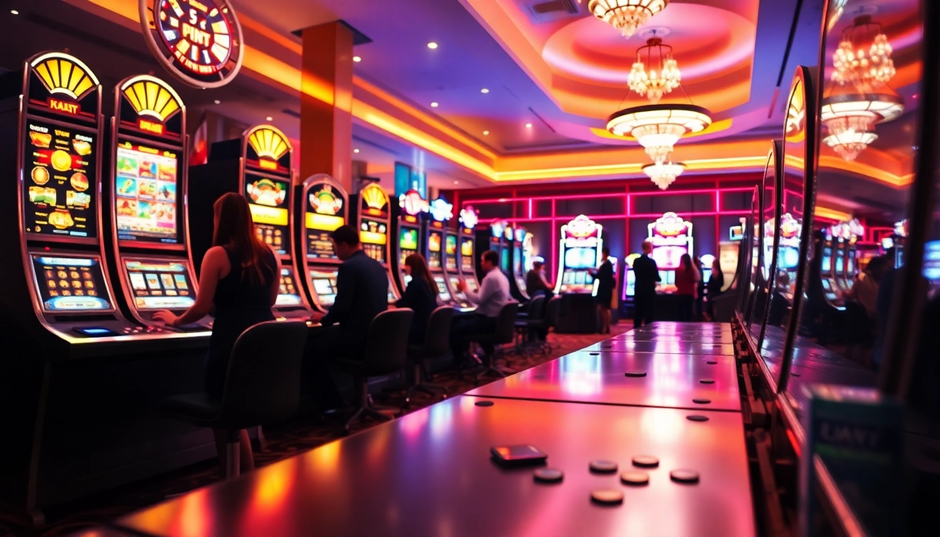 參與雷神之錘2試玩版的賭客在CASINO裡興致勃勃地玩樂。