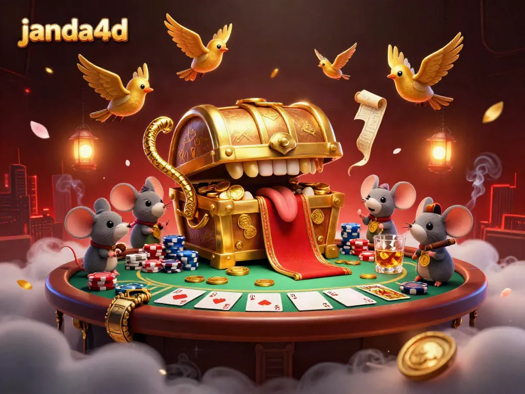Mencoba keberuntungan di janda4d dengan gulungan mesin slot dan tumpukan chip poker beraneka warna.