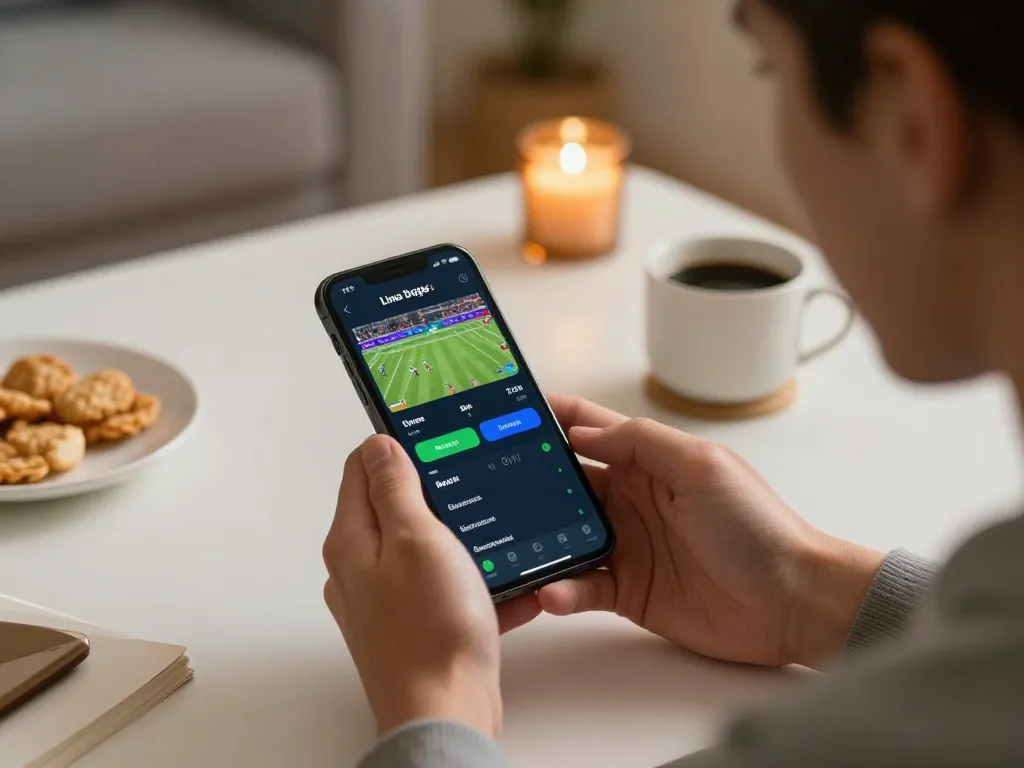 Engaging in mobile sports betting on nk88mvp with live updates and betting options.