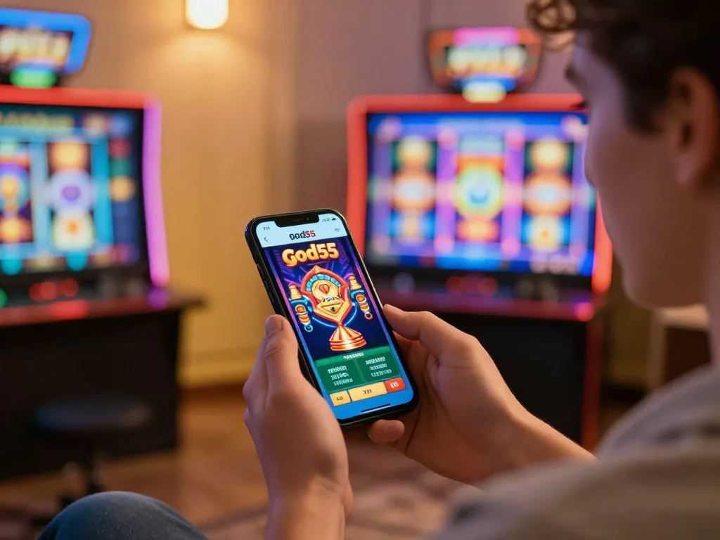 Engaging gameplay on the god55 casino app showcasing exciting mobile gambling.