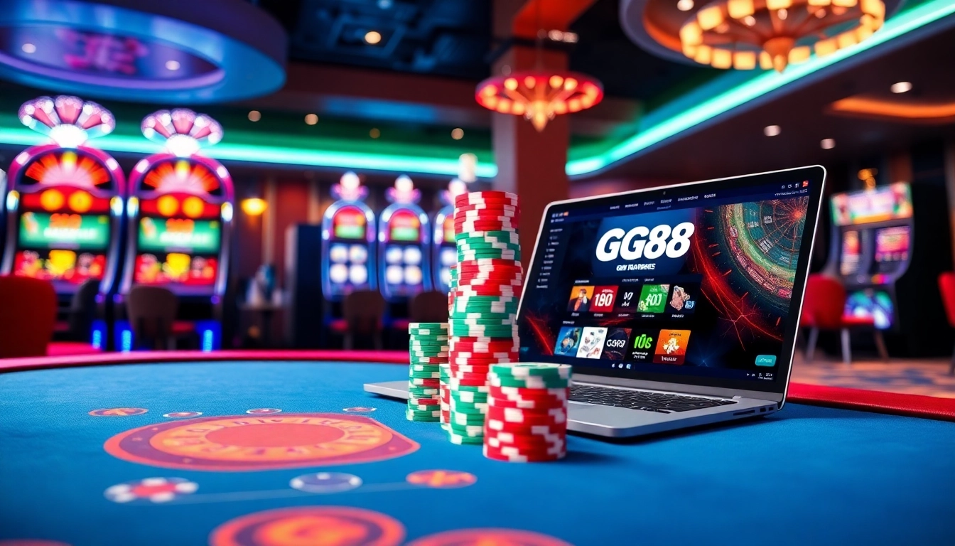 Experience thrilling gaming at https://gg88com.pro/ with vibrant chips and a dazzling casino atmosphere.