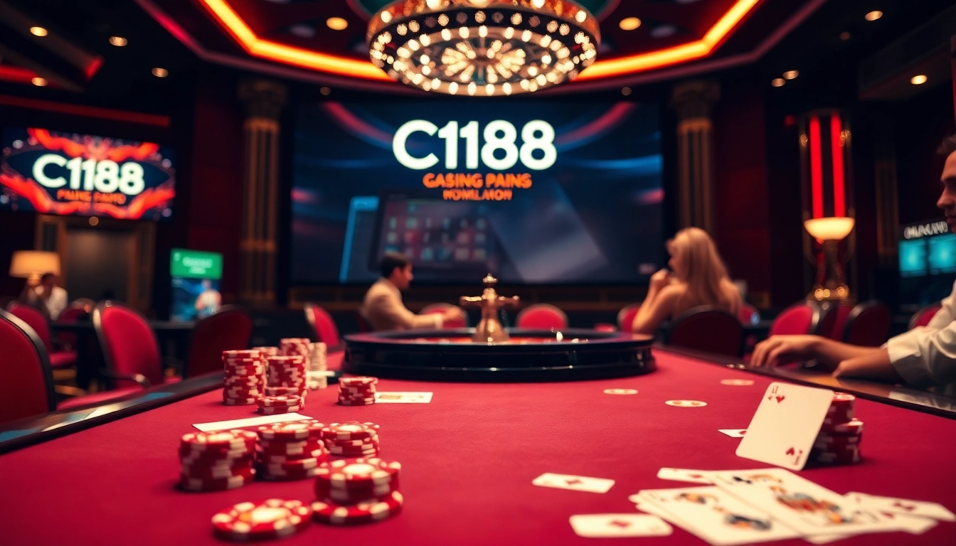 Experience the thrill of C168 casino gaming with vibrant tables and high-stakes action.