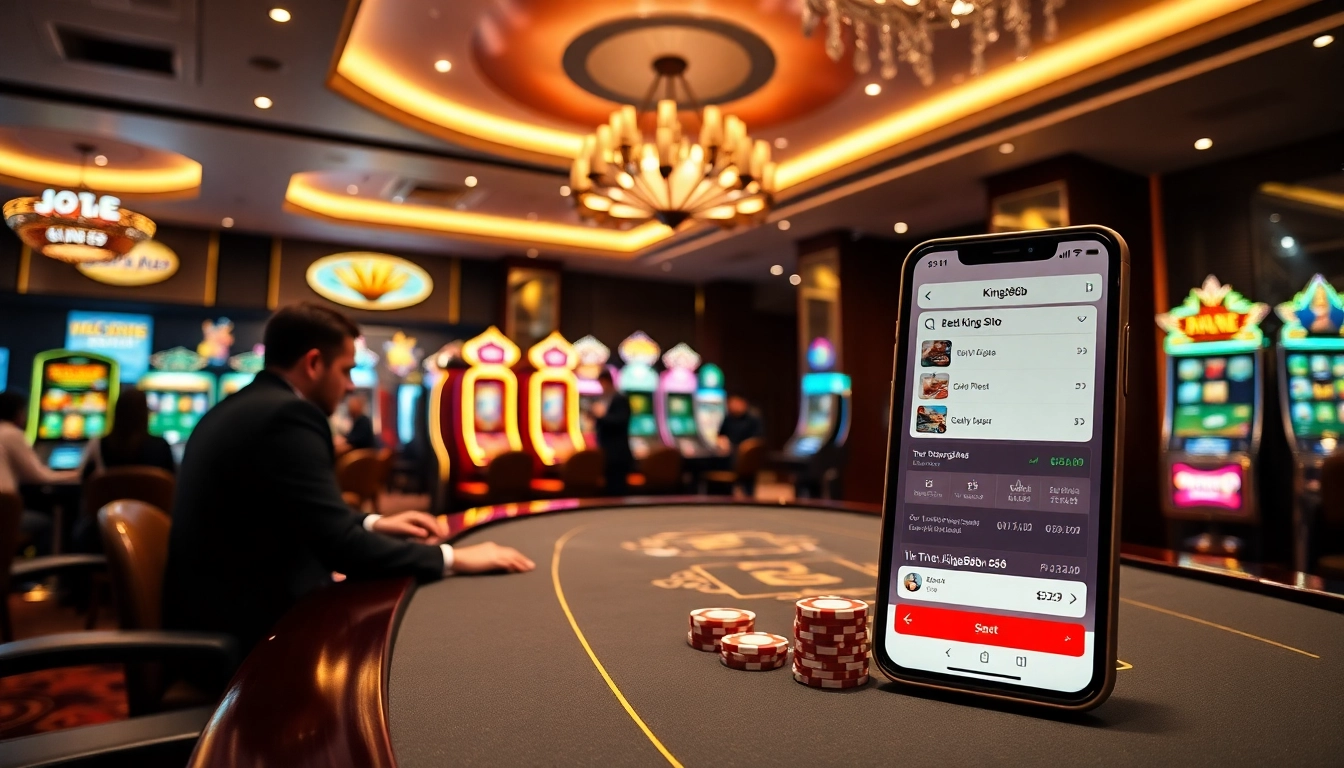 Experience the thrilling atmosphere of online gambling at https://king88b.us.com/ with vibrant game displays and active players.