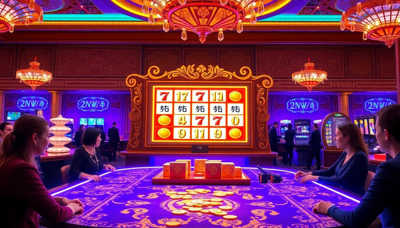 Engaging players at the demo pg soft Mahjong Ways slot machine, showcasing excitement and vibrant colors.