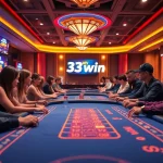 Experience the vibrant online gaming atmosphere of 33win.global with players engaged in live casino action.