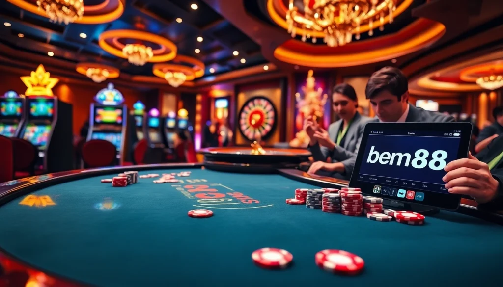 Experience the excitement at bem88 with vibrant casino games and dynamic betting action.